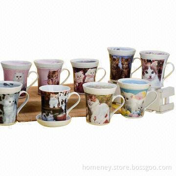 Mugs in Special Shape, with Lid, OEM Orders are Welcome